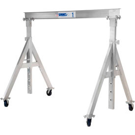 Spanco Adjustable Height Aluminum Gantry Crane 8'W x 6'-11