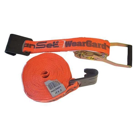 Tie-Down Strap, Ratchet, 27ft x 2In, 4000lb MPN:12R27FH