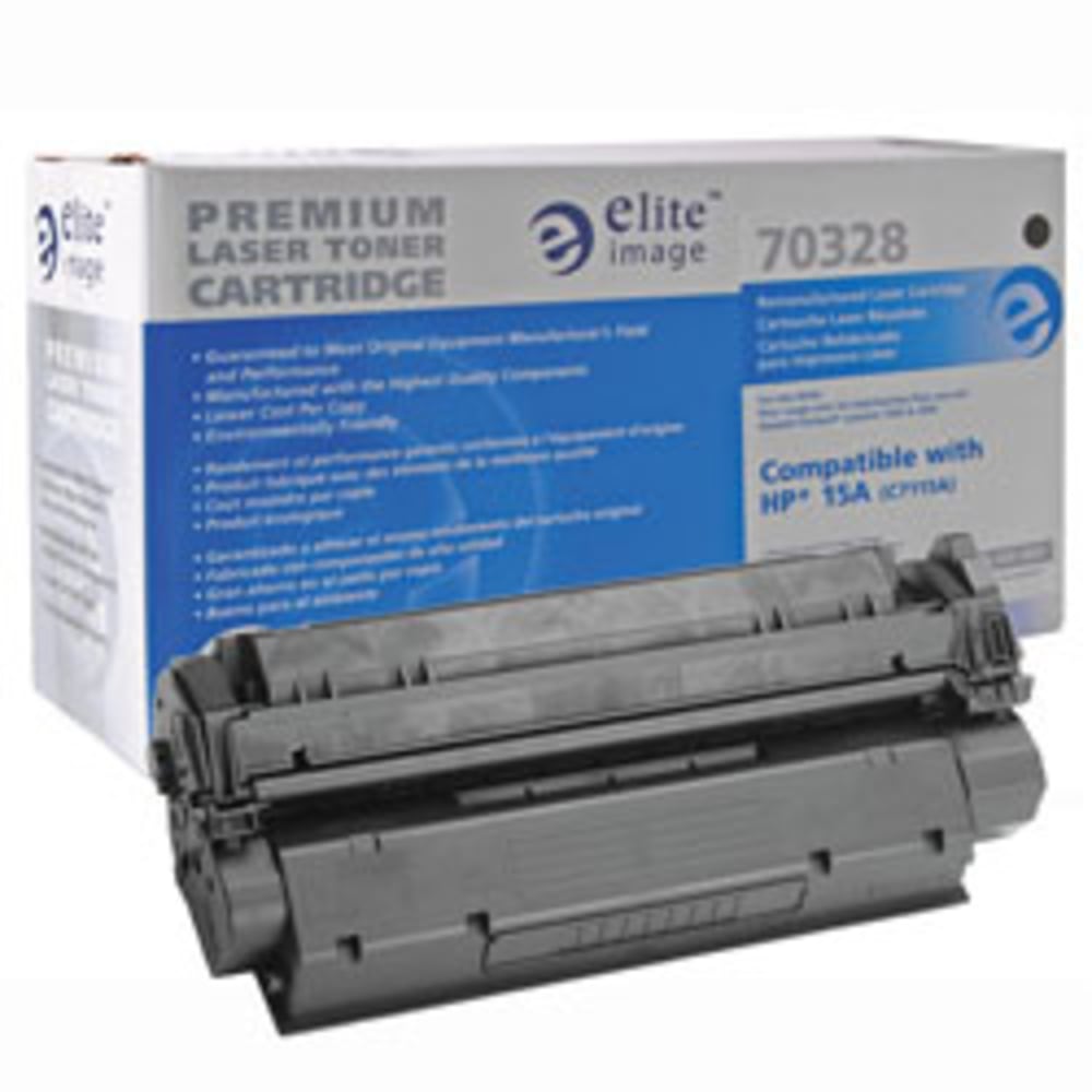Elite Image Remanufactured Black Toner Cartridge Replacement For HP 15A, C7115A, ELI70328 (Min Order Qty 2) MPN:70328