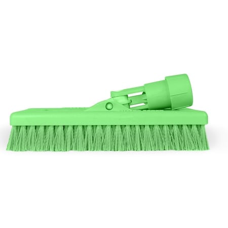 3.5 in W Swivel Scrub Brush, Lime, Polypropylene MPN:3638831EC75
