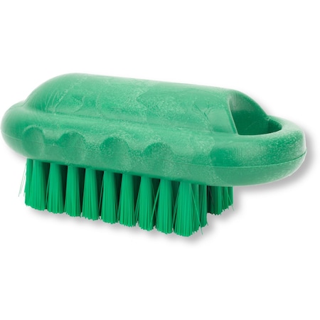 2.25 in W Hand and Nail Brush, Green, Polypropylene MPN:40020EC09