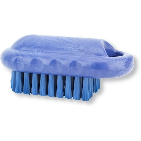 2.25 in W Hand and Nail Brush, Blue, Polypropylene MPN:40020EC14