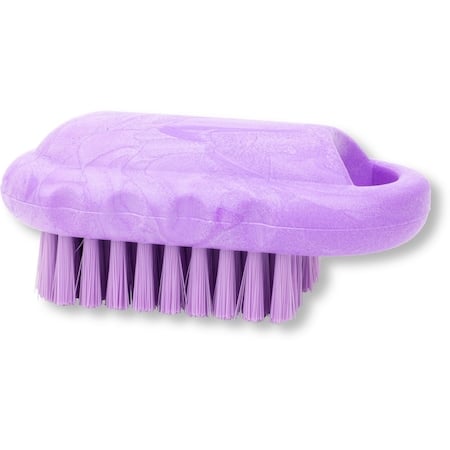 2.25 in W Hand and Nail Brush, Purple, Polypropylene MPN:40020EC68