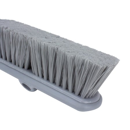 3 in W Flo-Thru Brush, Gray, Polypropylene MPN:40050EC23