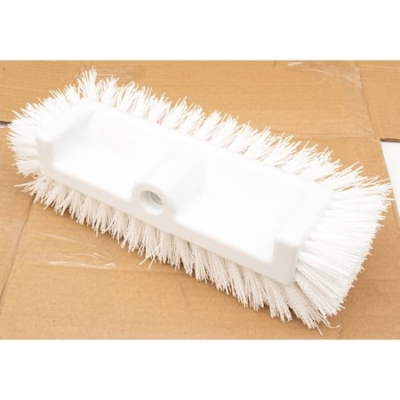 6 in W Multi-Level Floor Scrub Brush, White, Polypropylene MPN:40422EC02