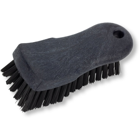 2.5 in W Hand Scrub Brush, Black, Polypropylene MPN:40521EC03