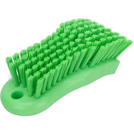 2.5 in W Hand Scrub Brush, Lime, Polypropylene MPN:40521EC75
