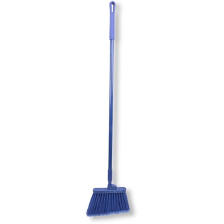 Flagged Bristle Angle Broom with Handle 56 Blue MPN:41082EC14