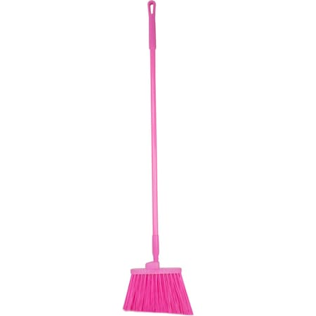 12 in W Angle Broom, Pink, Polypropylene MPN:41083EC26