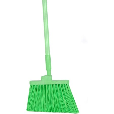 12 in W Angle Broom, Lime, Polypropylene MPN:41083EC75