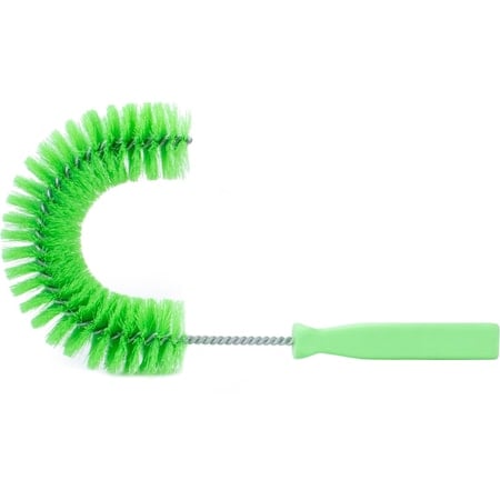 5 in W Clean-in-Place Hook Brush, Lime, Polyethylene MPN:41100EC75