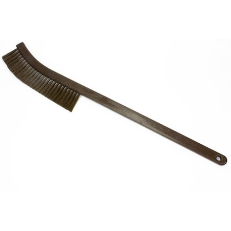 0.5 in W Radiator Style Brush, Brown, Polypropylene MPN:41198EC01