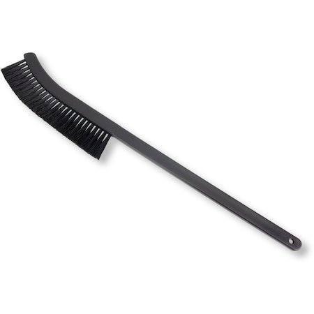 0.5 in W Radiator Style Brush, Black, Polypropylene MPN:41198EC03