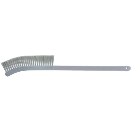 0.5 in W Radiator Style Brush, Gray, Polypropylene MPN:41198EC23
