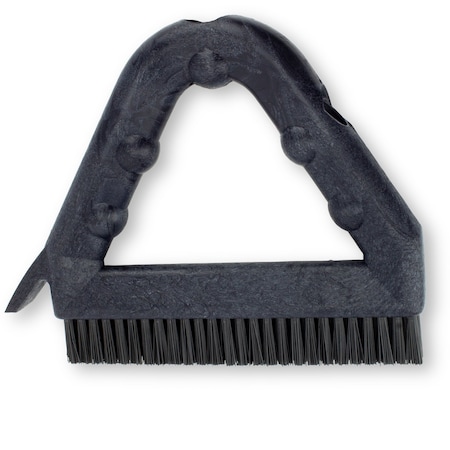 7 in W Tile and Grout Brush, Black, Polypropylene MPN:41323EC03