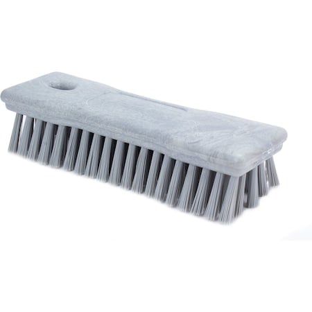 2.5 in W Hand Scrub Brush, Gray, Polypropylene MPN:42024EC23