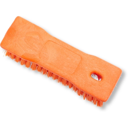 2.5 in W Hand Scrub Brush, Orange, Polypropylene MPN:42024EC24