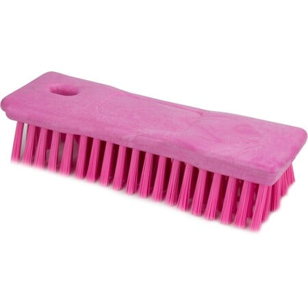 2.5 in W Hand Scrub Brush, Pink, Polypropylene MPN:42024EC26