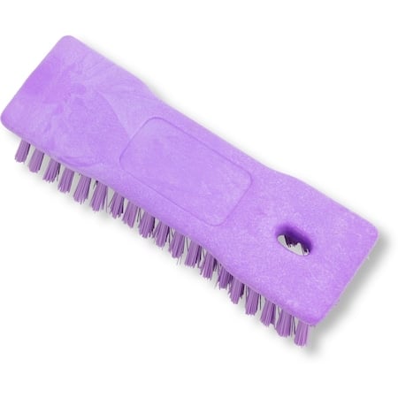 2.5 in W Hand Scrub Brush, Purple, Polypropylene MPN:42024EC68
