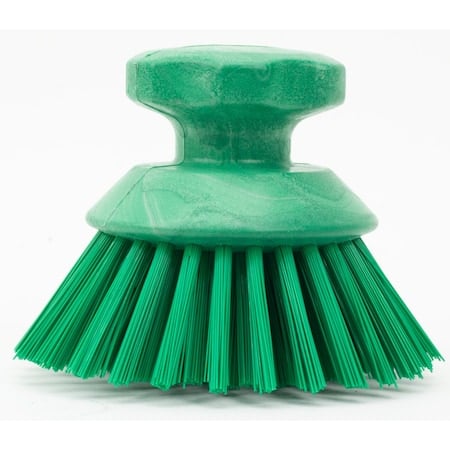 5 in W Round Scrub Brush, Green, Polypropylene MPN:42395EC09