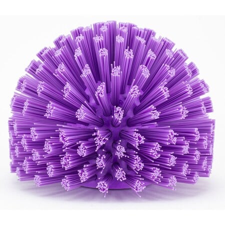 5 in W Pipe and Valve Brush, Purple, Polypropylene MPN:45005EC68