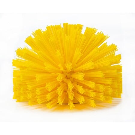 7 in W Pipe and Valve Brush, Yellow, Polypropylene MPN:45007EC04