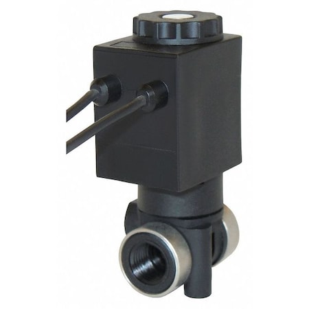 Solenoid Valve, 2-Way, 2-Position, Normally Closed, 1/8 in Pipe Size, 24V DC, Direct Acting, EPDM MPN:3827-E80-AA83B