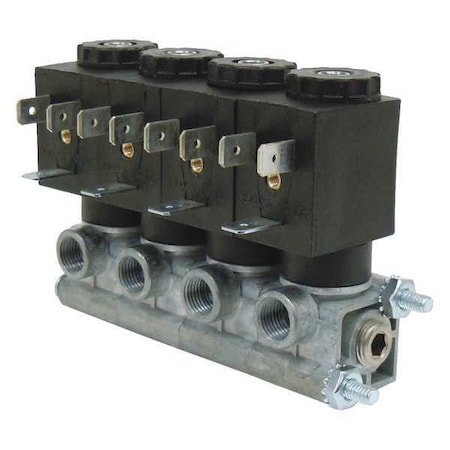 Solenoid Valve, 2-Way, 2-Position, Normally Closed, 1/8 in Pipe Size, 24V DC, Direct Acting MPN:3922-1E03-BAA3A4