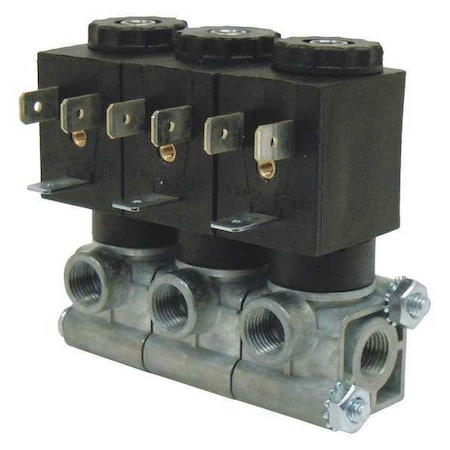 Solenoid Valve, 2-Way, 2-Position, Normally Closed, 1/8 in Pipe Size, 120V AC, Aluminum MPN:3922-1E03-BAA7A3