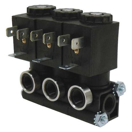 Solenoid Valve, 2-Way, 2-Position, Normally Closed, 1/8 in Pipe Size, 24V DC, Direct Acting MPN:3923-04-A233