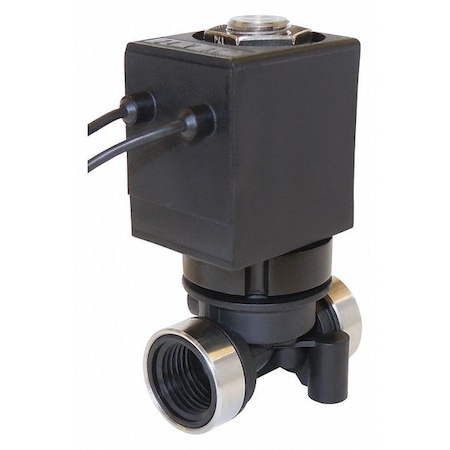 Solenoid Valve, 2-Way, 2-Position, Normally Closed, 3/8 in Pipe Size, 24V AC, Poppet, Direct Acting MPN:6200-E60-AAC6B