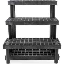 SPC Industrial™ 3 Step Display Wall Shelf Starter 36