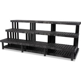 SPC Industrial™ 3 Step Display Wall Shelf Starter 96