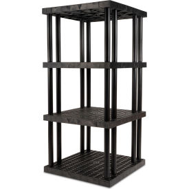 SPC Industrial™ DuraShelf™ 4 Shelf Grid Top 36