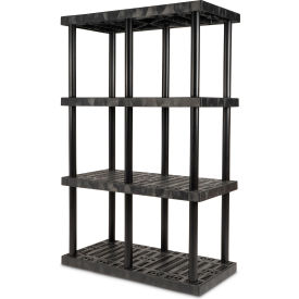 SPC Industrial™ DuraShelf™ 4 Shelf Grid Top 48