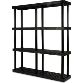 SPC Industrial™ DuraShelf™ 4 Shelf Grid Top 66