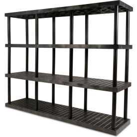 SPC Industrial™ DuraShelf™ 4 Shelf Grid Top 96