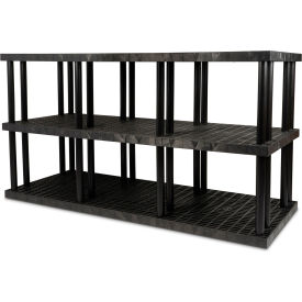 SPC Industrial™ DuraShelf™ 3 Shelf Grid Top 96