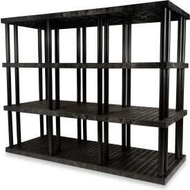 SPC Industrial™ DuraShelf™ 4 Shelf Grid Top 96