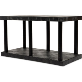 SPC Industrial™ DuraShelf™ 2 Shelf Solid Top 48