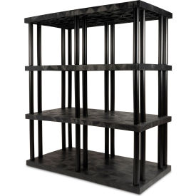SPC Industrial™ DuraShelf™ 4 Shelf Solid Top 66
