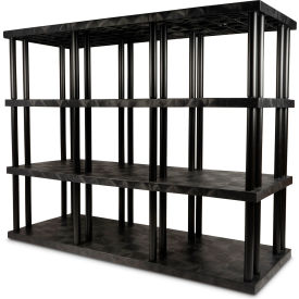 SPC Industrial™ DuraShelf™ 4 Shelf Solid Top 96