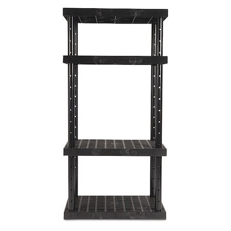 Dura-Shelf Adjustable Grid Top, 24 in D, 36 in W, 72 in H, 4 Shelves MPN:AS3624X4