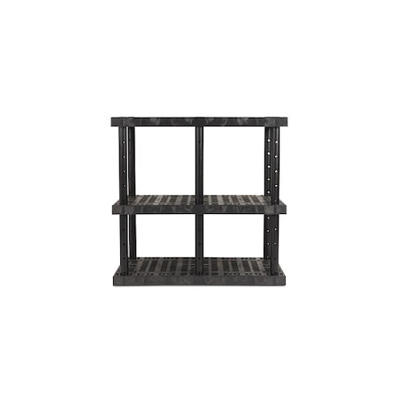 Dura-Shelf Adjustable Grid Top, 24 in D, 48 in W, 48 in H, 3 Shelves MPN:AS4824X3