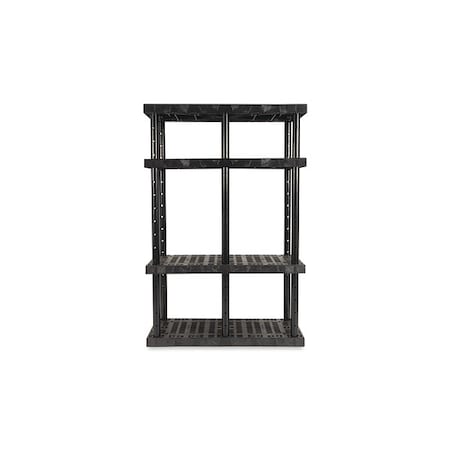Dura-Shelf Adjustable Grid Top, 24 in D, 48 in W, 72 in H, 4 Shelves MPN:AS4824X4