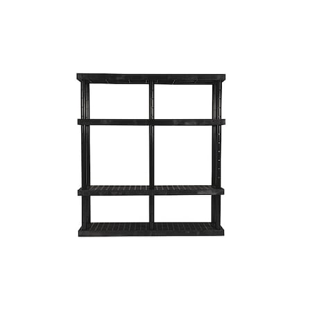 Dura-Shelf Adjustable Grid Top, 16 in D, 66 in W, 72 in H, 4 Shelves MPN:AS6616X4