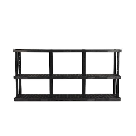 Dura-Shelf Adjustable Grid Top, 16 in D, 96 in W, 48 in H, 3 Shelves MPN:AS9616X3
