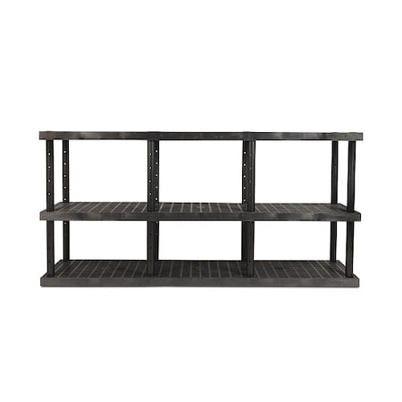 Dura-Shelf Adjustable Grid Top, 24 in D, 96 in W, 48 in H, 3 Shelves MPN:AS9624X3
