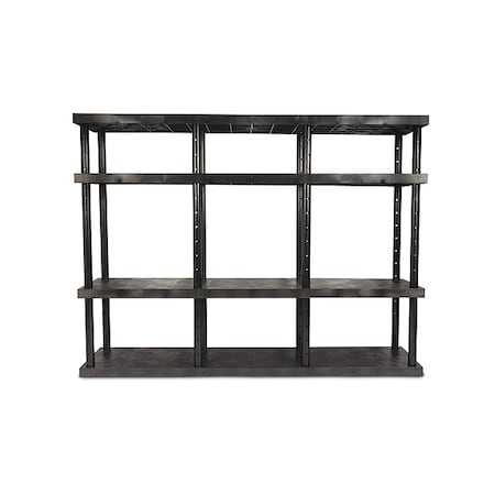 Dura-Shelf, Adjst, Solid Top, 96 x 24, 72
