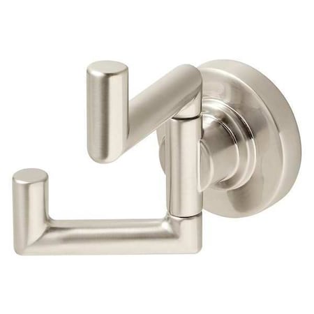 Double Point Hook, Brushed Nickel MPN:SA-1008-BN